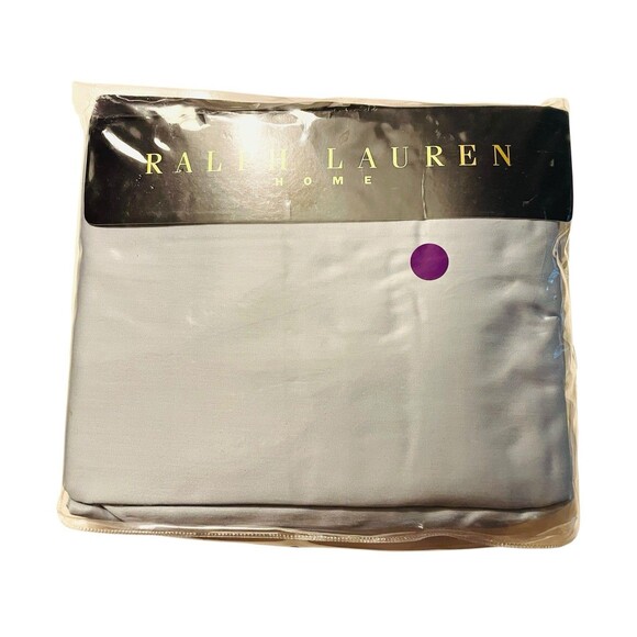 Ralph Lauren Home Fitted King Sheet Cornflower Blue Cotton 280 Thread Count - Picture 1 of 3